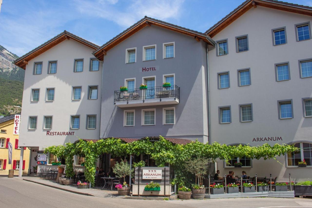 Hotel Arkanum Salgesch Esterno foto